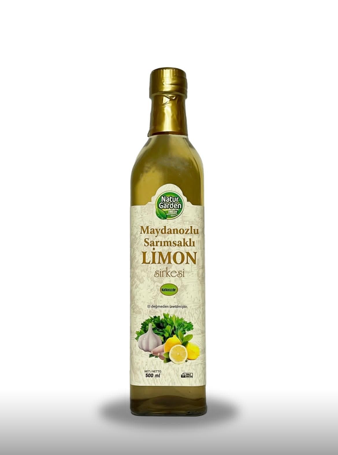 Natur Garden Maydanozlu Sarımsaklı Limon Sirkesi